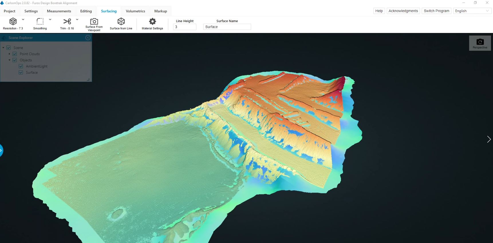 Point Normal Surface Creation